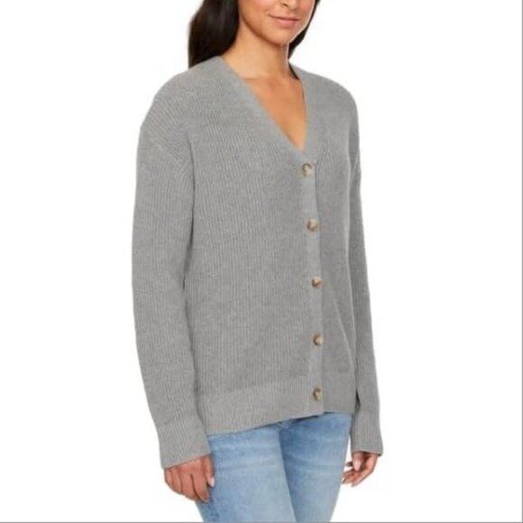 Hudson Los Angeles Cotton Buttondown Cardigan XL Womens Sweater d0091 - Picture 1 of 9